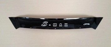 Мухобойка Ford S-MAX (короткий) (2010&gt,) (VT-52) Дефлектор капота накладка FR55 фото