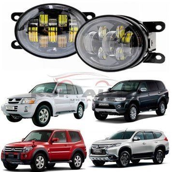Противотуманные светодиодные фары Mitsubishi Pajero 7 линз 125358 фото