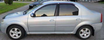 Дефлекторы окон Dacia Logan 2004- 2012 VL Tuning 123258 фото