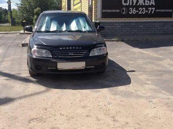 Мухобойка Kia Spectra (2005&gt,) (VT-52) Дефлектор капота накладка KA05 фото
