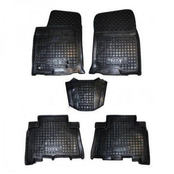Резиновые коврики салона Toyota Land Cruiser Prado 150 10-/13- защитные с бортиками Автогум (Avto-Gumm) 11353 фото