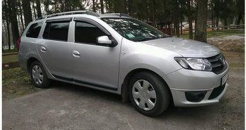Дефлекторы окон Dacia Logan MCV 2013-2018 VL Tuning 123259 фото