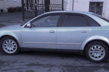 Дефлекторы оконные на Audi A4 Sd (B6/B7/8E) 2000-2008, Козырьки на окна Ауди А4, набор ветровиков VL Tuning 123207 фото