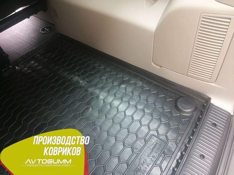 Килимок у багажник Volkswagen T5 2010- (подовжена база з пічкою) Caravelle Автогум (Avto-Gumm) 11838 фото