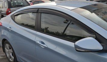 Дефлектор вікон на авто Hyundai Elantra V Sd 2011 VL Tuning, накладні козирки для бічних вікон Хюндай 4234ew258 фото
