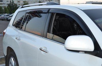 Дефлекторы окон Toyota Highlander II 2007 VL Tuning 123162 фото