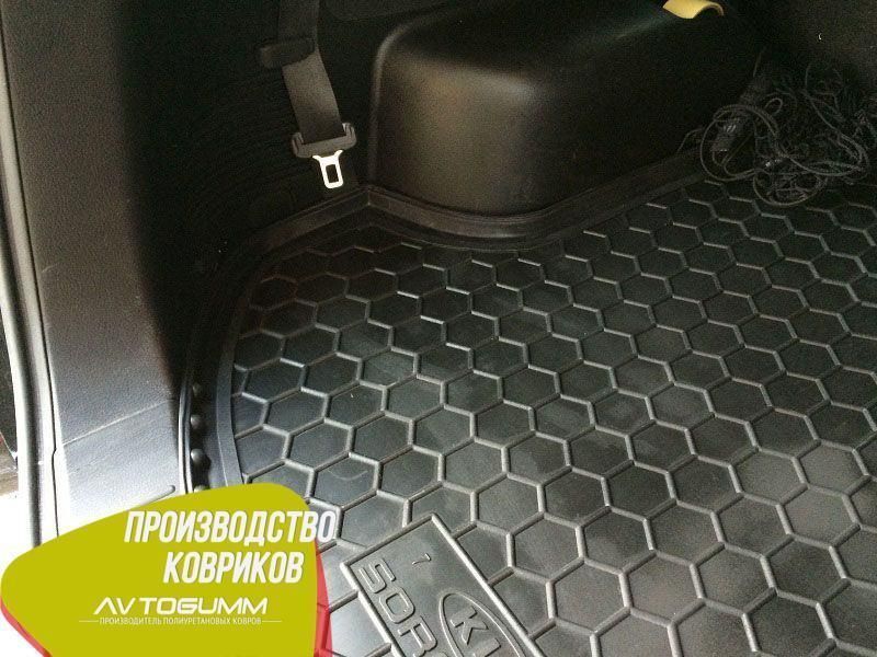Килимок у багажник Kia Sorento 2009-2015 (7 місць) Автогум (Avto-Gumm) 11582 фото