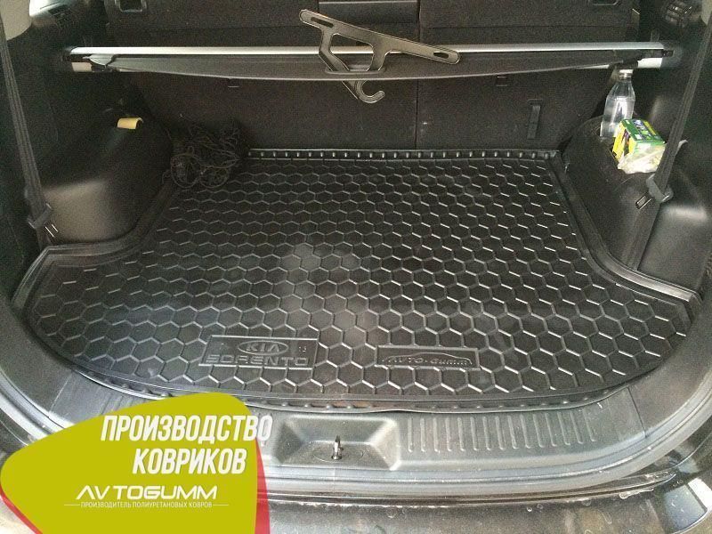 Килимок у багажник Kia Sorento 2009-2015 (7 місць) Автогум (Avto-Gumm) 11582 фото