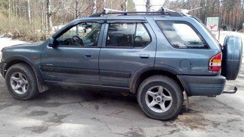 Дефлекторы автомобильные на окна Opel Frontera B 1998-2003, Козырьки оконные Опель Фронтера, набор ветровиков 123113 фото