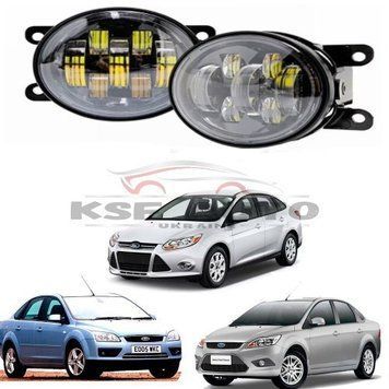 Противотуманные светодиодные фары Ford Focus 2 7 линз 125334 фото