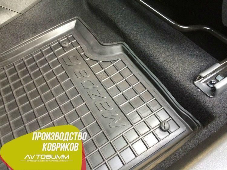 АвтоКоврики резиновые с бортиками в салон авто Mazda 6 2013- Автогум (Avto-Gumm), коврики модельные 11148 фото