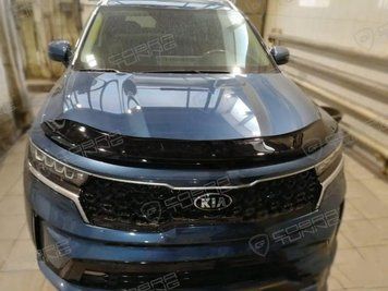 Мухобійка Kia Sorento IV 2020- (COBRA) Дефлектор капота накладка DK009 фото