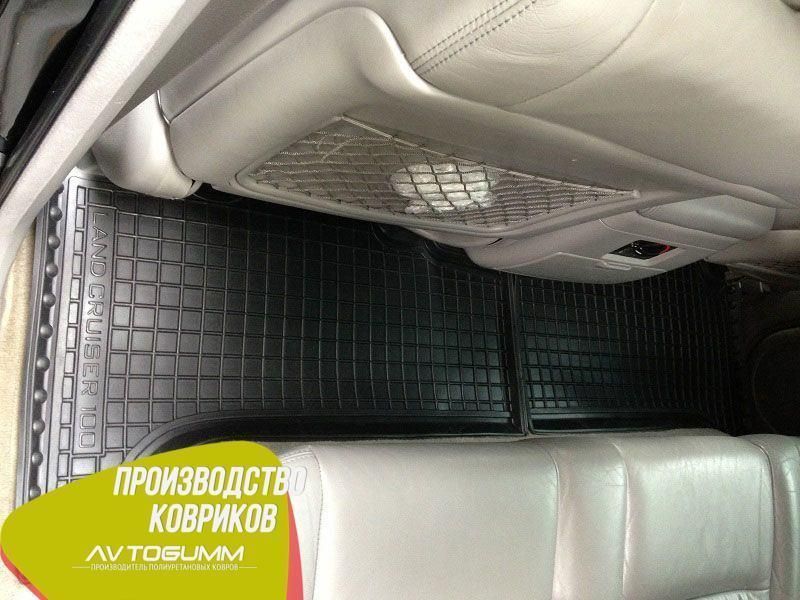Коврики в салон Toyota Land Cruiser 100 1998- Автогум (Avto-Gumm) / Автоковрики защитные с бортиками в Тойота 11344 фото