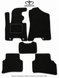 Ворсовые коврики в салон Daewoo Nexia 98-/08- (X), чёрные KSF-TEX KSF-TEX-1143634 фото 1