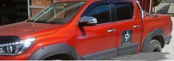 Дефлектори вікон Toyota Hilux VIII Double Cab 2015- VL-STAR TY744 фото