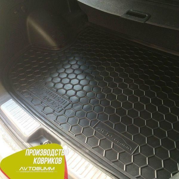 Килимок у багажник Mitsubishi Outlander 2003-2007 Автогум (Avto-Gumm) 11641 фото