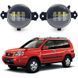 Фары противотуманные светодиодные для автомобиля Nissan X-trail t30 2003-2007, круглые туманки для Ниссан 1271021737 фото 1