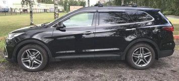 Дефлекторы окон Hyundai Santa Fe IV 2018 VL Tuning 123067 фото