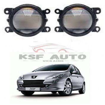 Противотуманные светодиодные фары Peugeot 307 Xtreme vision 125381 фото