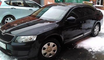 Дефлекторы окон для Skoda Octavia 2013 (А7) в наборе, Козырьки VL Tuning на окна, комплект ветровиков дверных 4234ew581 фото