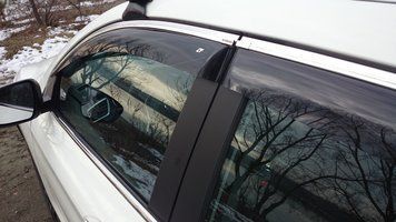 Дефлекторы окон Nissan Qashqai II 2014- VL Tuning 123248 фото