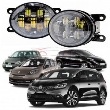 Протитуманітні світлодіодні фари Renault Grand Scenic 7 лінз 125403 фото