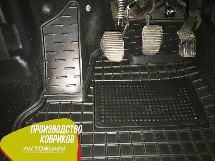 Автомобильные коврики для салона резиновые с бортиками Citroen Berlingo (B9) 2008- Автогум (Avto-Gumm) 10945 фото