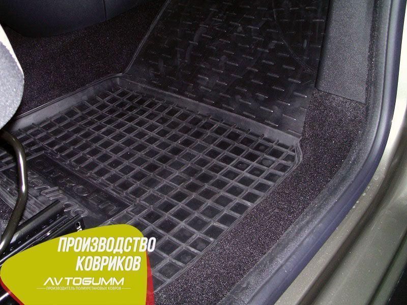 Автомобильные коврики для салона резиновые с бортиками Citroen Berlingo (B9) 2008- Автогум (Avto-Gumm) 10945 фото