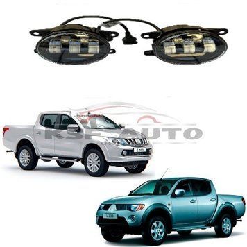 Противотуманные светодиодные фары Mitsubishi L200 5 линз 125343 фото
