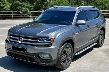 Дефлекторы автомобильные оконные Volkswagen Atlas 2018, Козырьки на окна авто, набор ветровиков VL Tuning 123181 фото