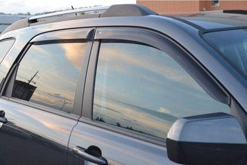 Дефлекторы окон Kia Sportage II 2004-2010 VL Tuning 123228 фото