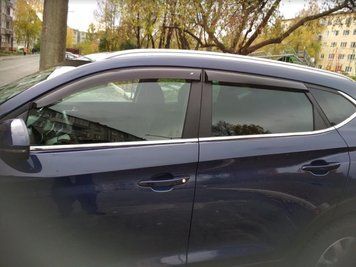 Дефлекторы окон Hyundai Tucson 2015 VL Tuning 4234ew290 фото