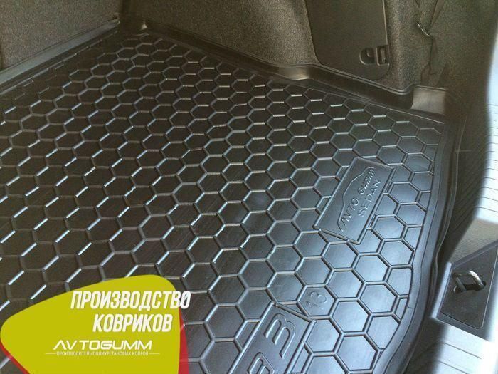 Килимок у багажник Mazda 3 2014- Sedan Автогум (Avto-Gumm) 11604 фото