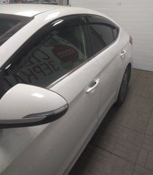 Дефлекторы окон Hyundai Elantra VI Sd 2016 VL Tuning 4234ew259 фото