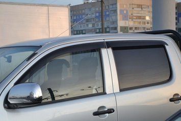 Дефлектори вікон Toyota Hiluxe VII 2010 VL Tuning 4234ew654 фото