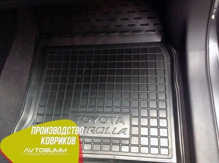Коврики модельные в салон автомобиля Toyota Corolla 2007-2013 Автогум (Avto-Gumm) резиновые с бортиками 11346 фото