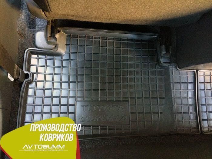 Коврики модельные в салон автомобиля Toyota Corolla 2007-2013 Автогум (Avto-Gumm) резиновые с бортиками 11346 фото