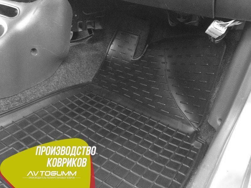 Коврики противоскользящие в салон, Резиновые коврики с бортиками Daewoo Matiz 1998- Автогум (Avto-Gumm) 10972 фото