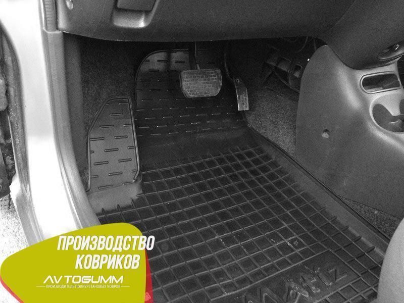 Коврики противоскользящие в салон, Резиновые коврики с бортиками Daewoo Matiz 1998- Автогум (Avto-Gumm) 10972 фото