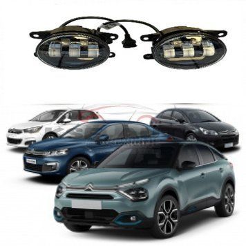 Протитуманні фари для Citroen С4 3 5 лінз / Світлодіодні LED фари круглі автомобільні 125308 фото