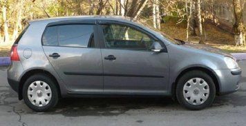 Дефлектор на вікна автомобіля VW Golf V 5d 2003-2008 VL Tuning, набір накладних дефлекторів VL Tuning 123187 фото