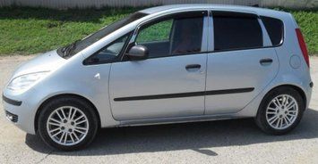 Дефлекторы окон Mitsubishi Colt 5d (Z30) 2004-2012 VL Tuning 123237 фото