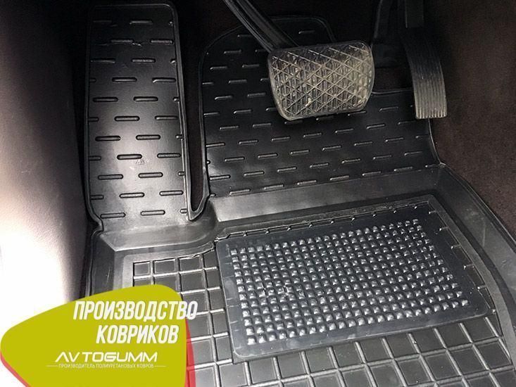 Гумові автокилимки салону Mercedes GL (X166) 12-/GLS 14- (7 місць) з бортиками захисні Автогум (Avto-Gumm) 11170 фото