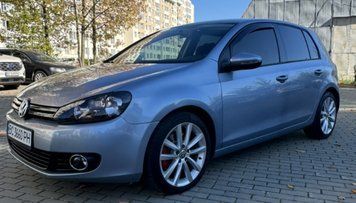 Дефлектор вікон автомобіля VW Golf VI 5d 2008- VL Tuning, набір накладних дефлекторів віконних 123188 фото