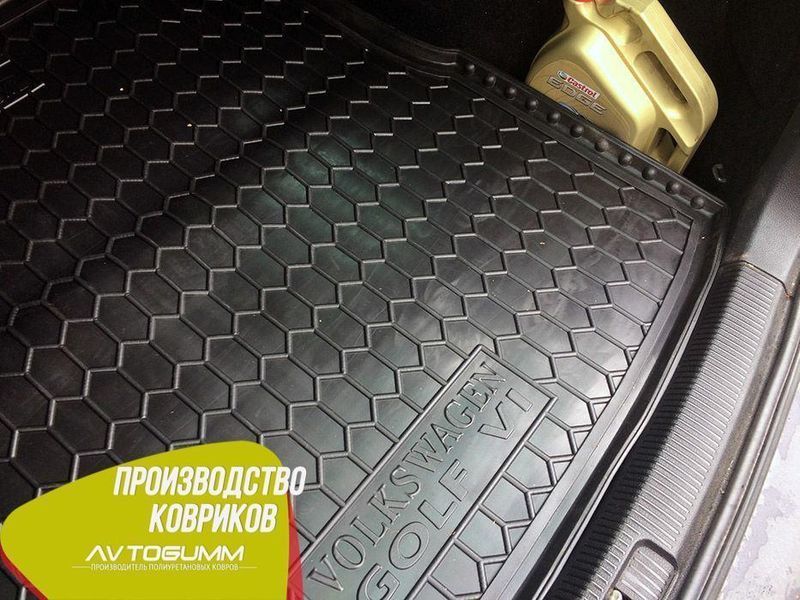 Килимок у багажник Volkswagen Golf 6 2009 &mdash; Universal Автогум (Avto-Gumm) 11818 фото