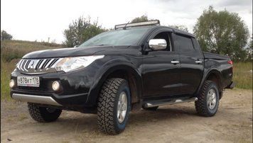 Дефлекторы окон Mitsubishi L200 V 2015/Triton 2015 VL Tuning 123238 фото