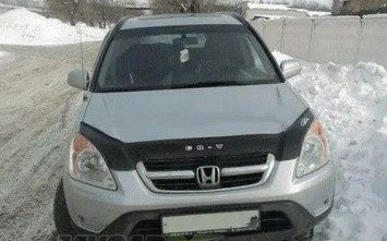Мухобійка Honda CR-V (довгий) (2002-2007) (VT-52) Дефлектор капота накладка HD08 фото