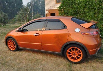 Дефлекторы окон Honda Civic VIII Hb 5d 2006-2011 VL Tuning 4234ew242 фото