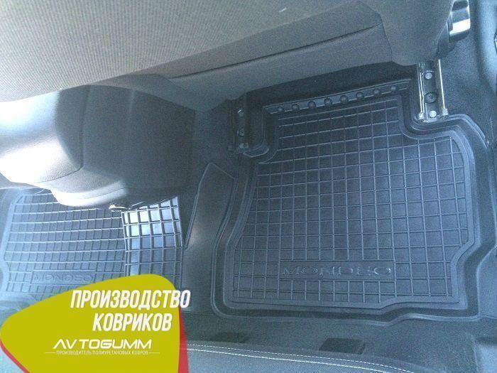 Резиновые автоковрики с бортиками резиновые для салона Ford Mondeo 2007-2014 Автогум (Avto-Gumm) противоскольз 11013 фото