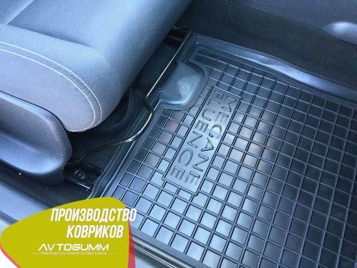 Автоковрики резиновые с бортиками, комплект в салон Renault Megane 3 2009- Автогум (Avto-Gumm) защитные 11276 фото